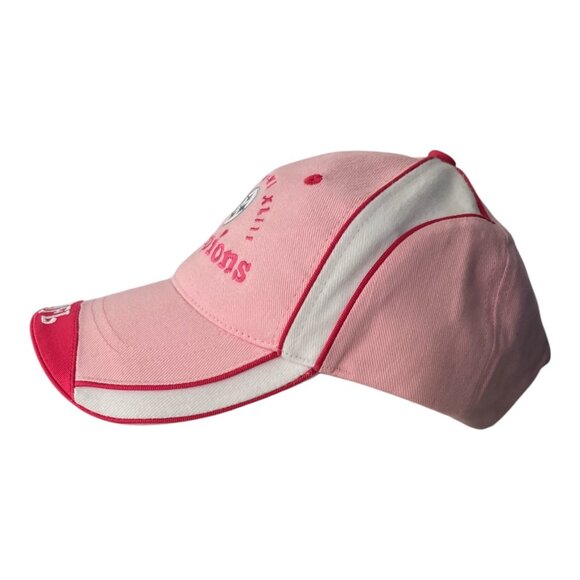 Pittsburgh Steelers Super Bowl XLIII Champions Pink NFL Adjustable Ball Cap - Picture 3 of 8